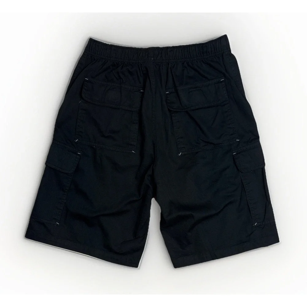 OP Ocean Pacific Cargo Shorts Men Black Swim Trunks Hybrid Casual Size Medium